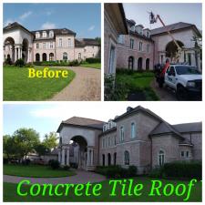 Concrete tile roof wash sweetwater tx 002