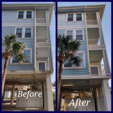 Condominium Soft Wash Pressure Washing in Galveston, TX 5