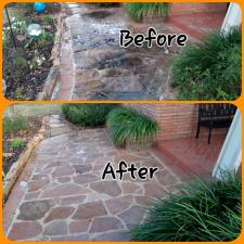 Flagstone Paver Cleaning in Houston, TX 1