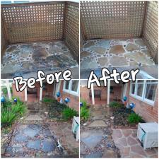 Flagstone Paver Cleaning in Houston, TX 2