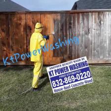 Entire Subdivision Wood Fence Cleaning in Richmond, TX 1