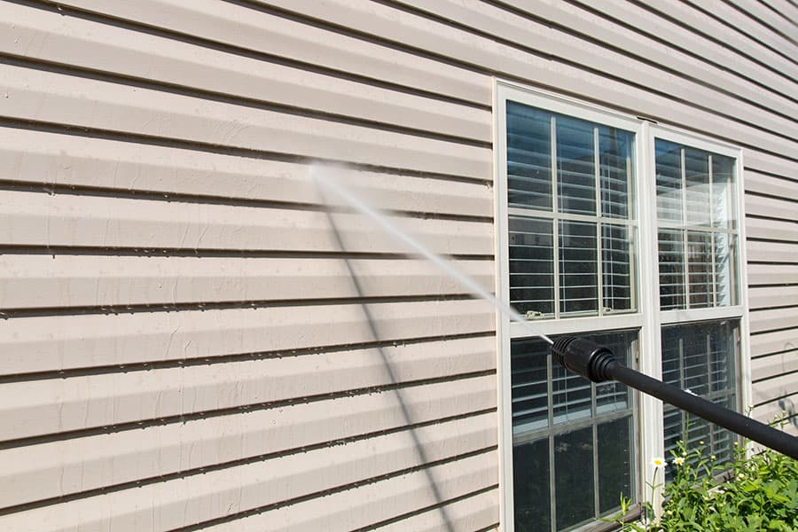 Siding cleaning