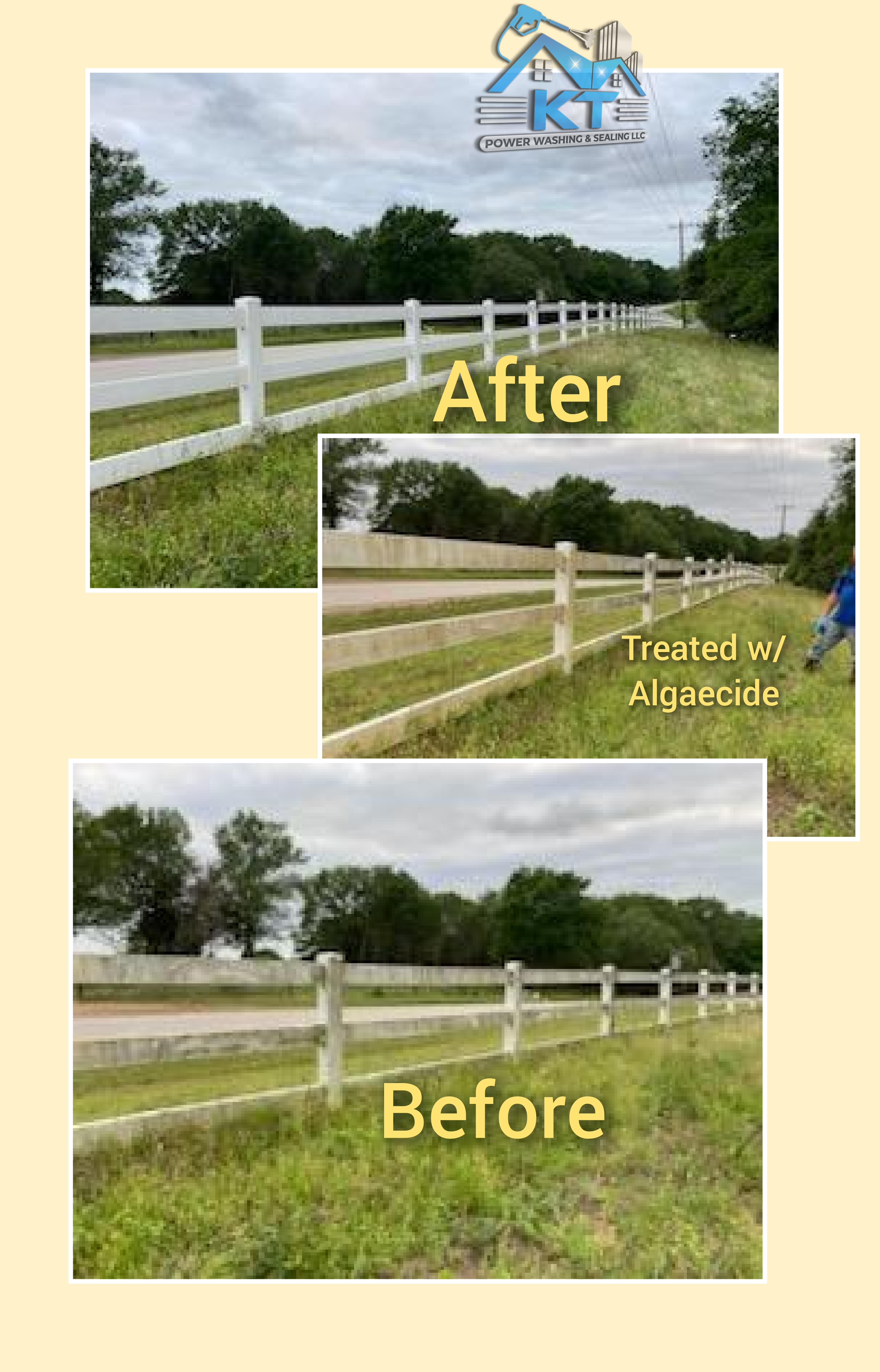 3 Rail Fence Cleaning in Brenham, Texas