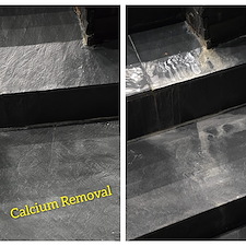 Calcium and Mineral Deposit Removal From Stone in Maplewood Houston Tx 0