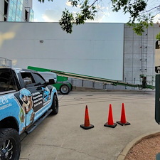 High-Rise Exterior Cleaning at Mosaic Residential Towers in Houston, TX 2