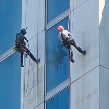 High-Rise Exterior Cleaning at Mosaic Residential Towers in Houston, TX 0