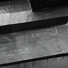 Safe Efflorescence Removal in Houston | Reviving Black Tile, Stone Steps & Facades 1