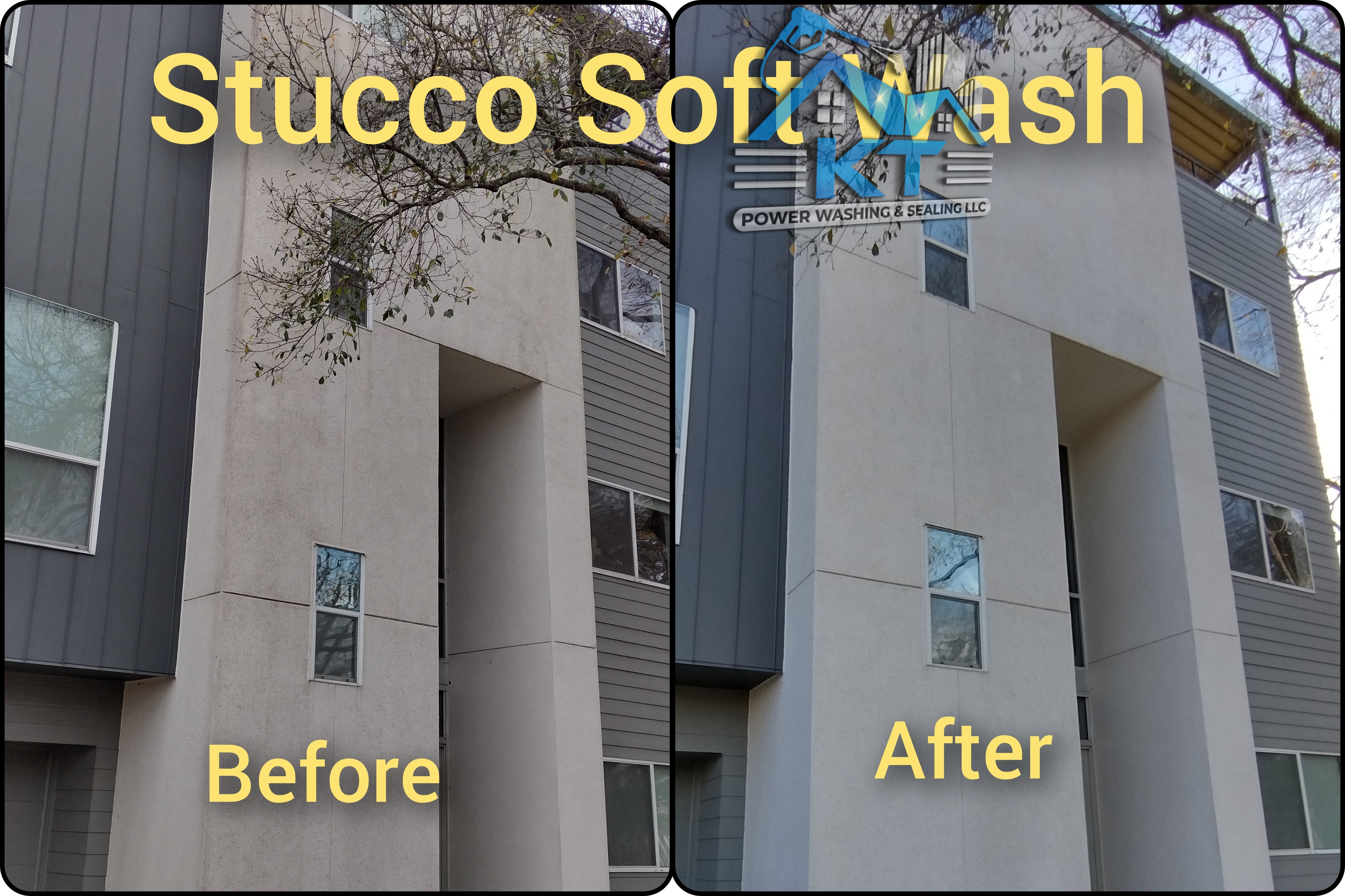 Stucco Soft Washing in West University, TX