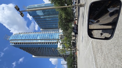 High-Rise Exterior Cleaning at Mosaic Residential Towers in Houston, TX