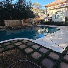 Travertine Pool Deck & Patio Cleaning in Bellaire, TX 0
