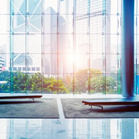 Commercial window cleaning services