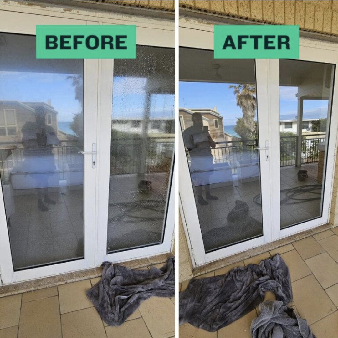 Exterior window cleaning