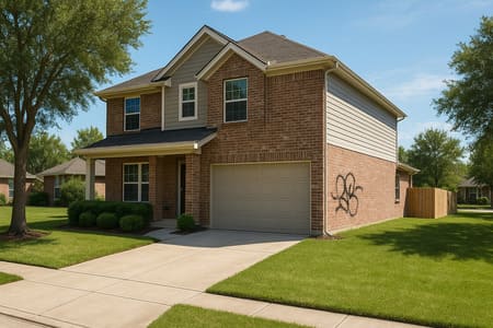 Residential graffiti removal